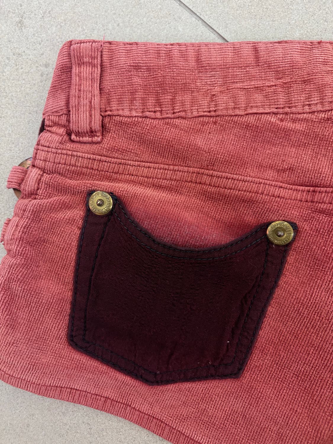 레드 사이드장식 반바지 상품이미지6