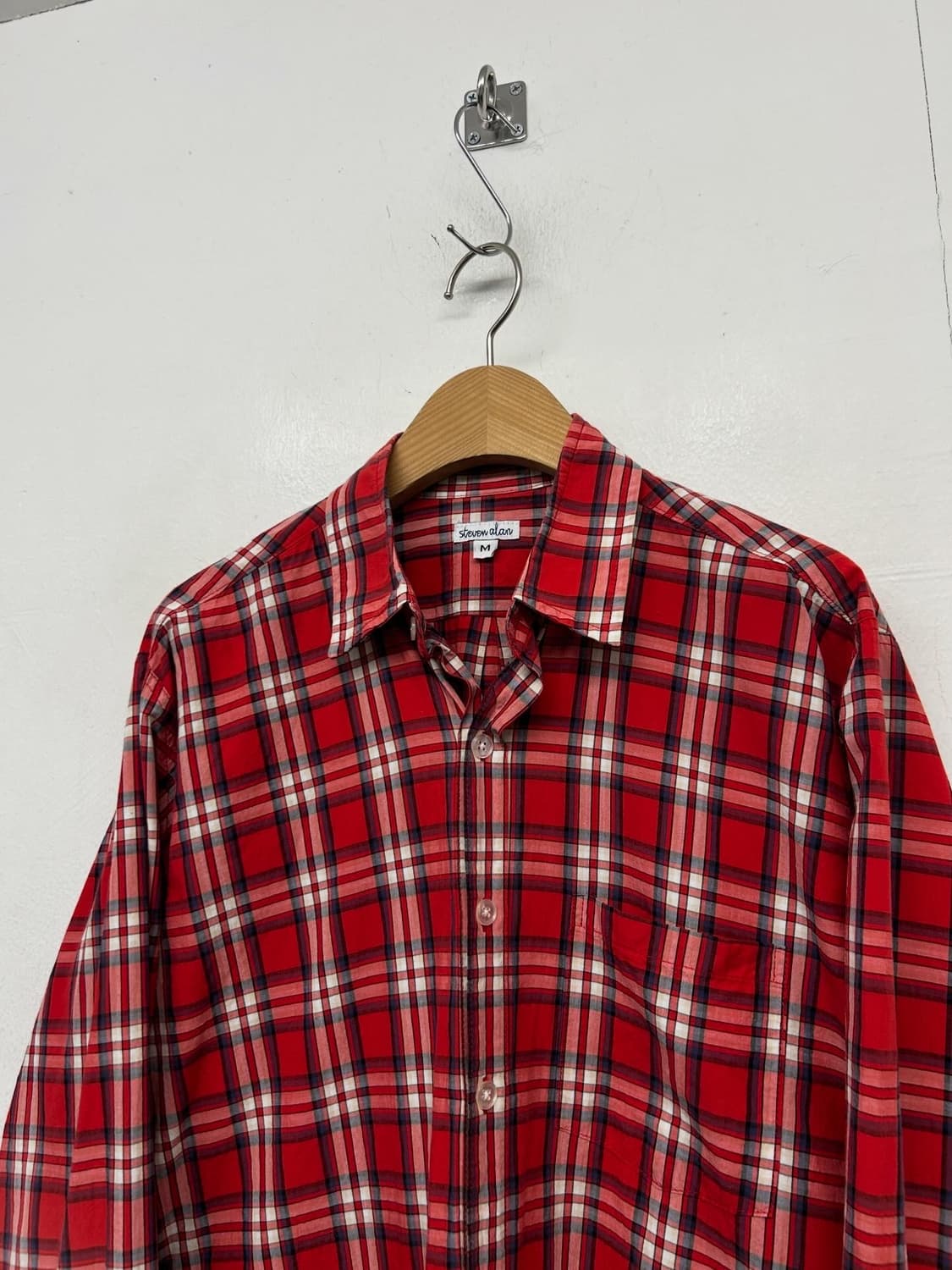 스티븐 알란 체크 셔츠  상품이미지2