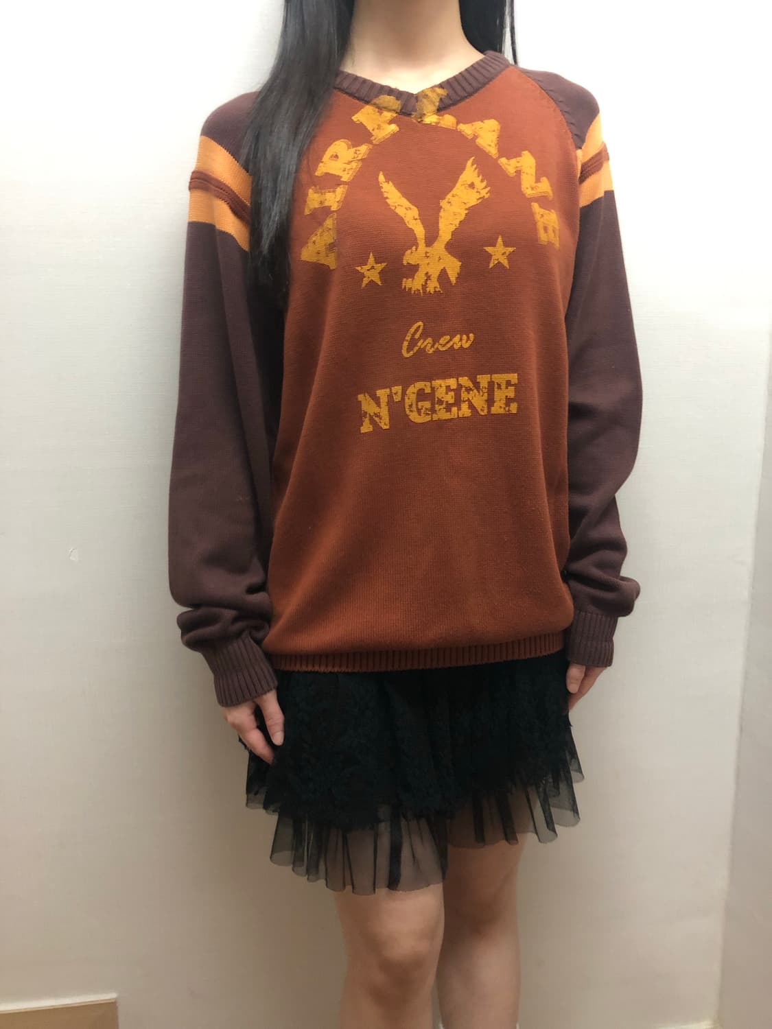 빈티지 와투케 브라운 니트 상품이미지5