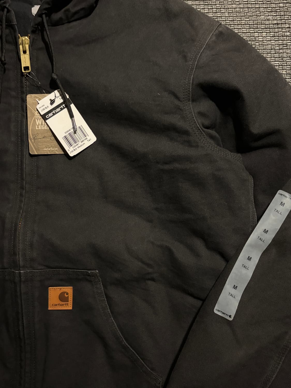 칼하트 액티브 J130 BLK M/T 상품이미지3