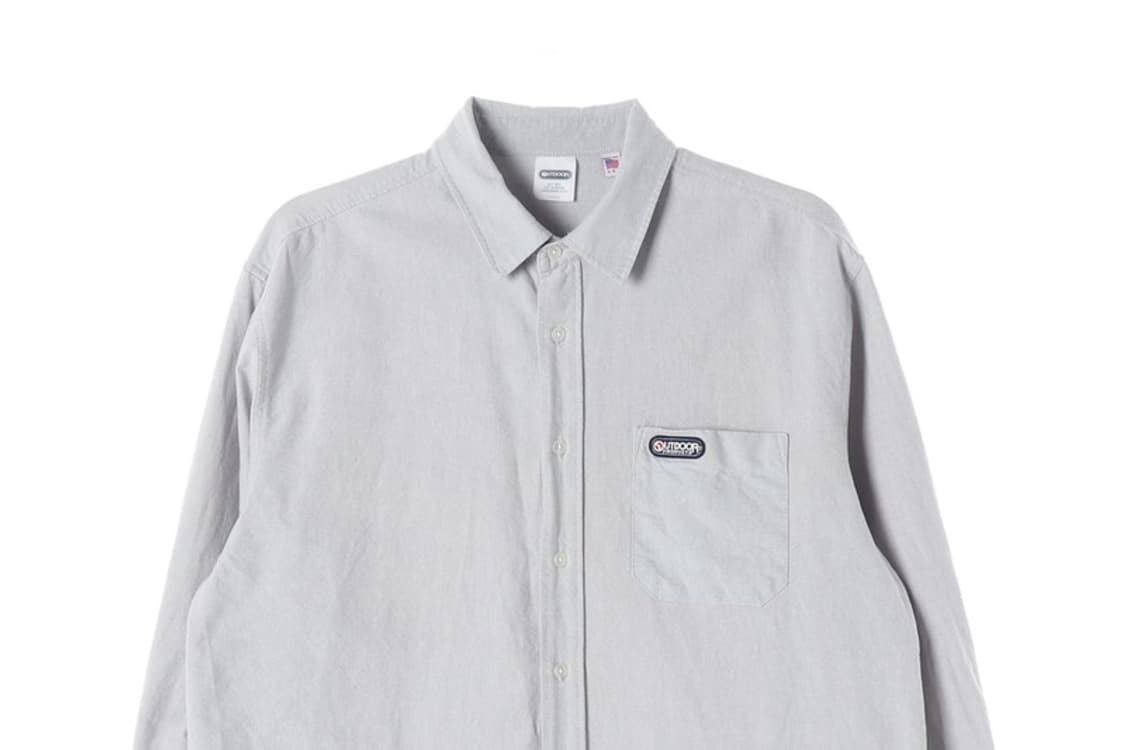 아웃도어 프로덕츠 로고 패치 옥스포드 셔츠 상품이미지3