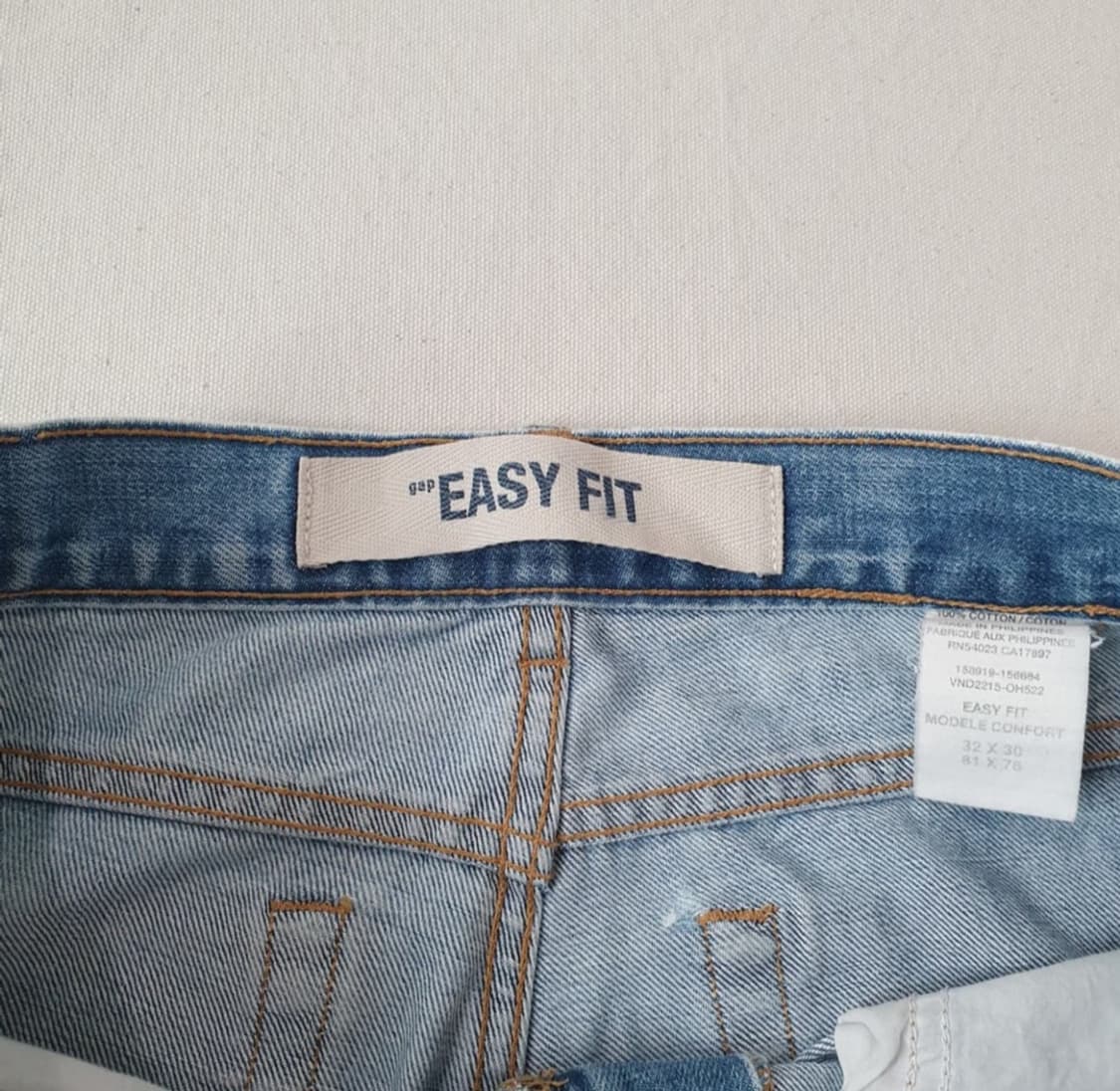 Old Gap Easyfit Denim pants 갭 연청 상품이미지7