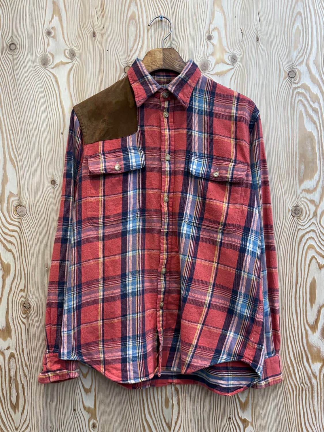 폴로 랄프로렌 숄더 패치 플란넬 셔츠 상품이미지1