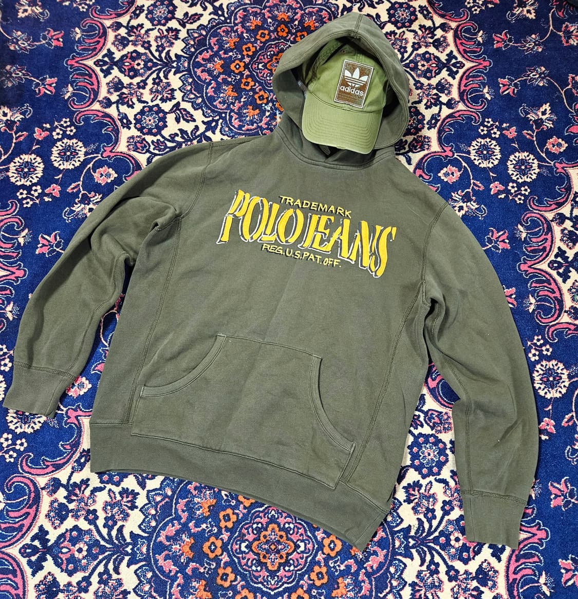 Polo Jeans 90's Y2k 빈티지 기모 후드집업  상품이미지1