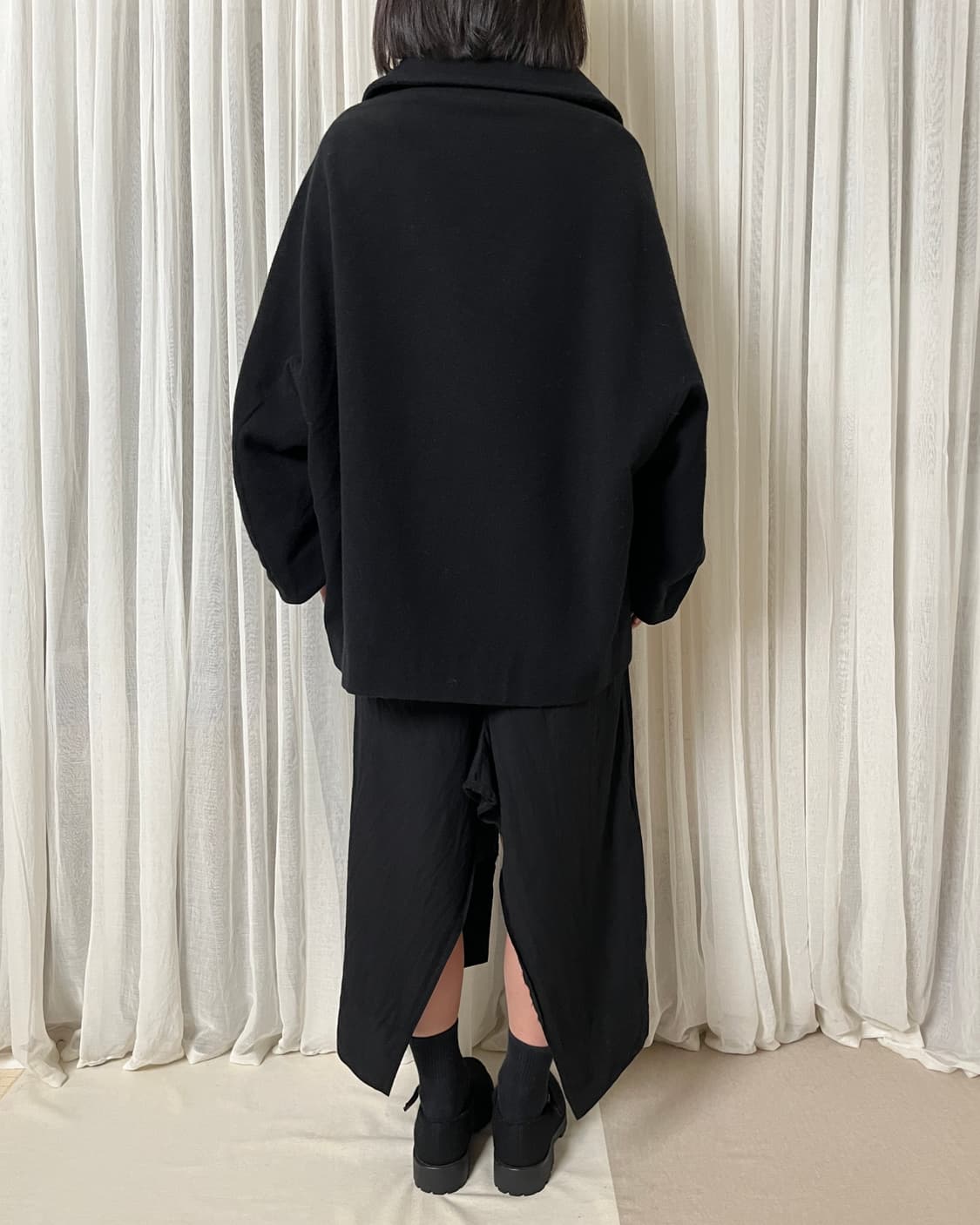 요지야마모토 돌먼슬리브 숏코트 yohji yamamoto Y’s 상품이미지9