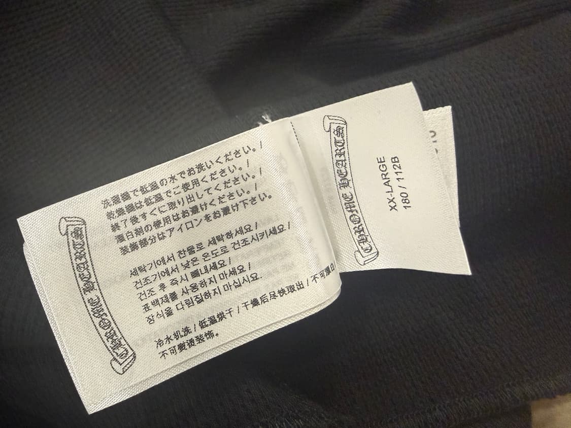 (XXL) 크롬하츠 홀스슈 로고 와플 써멀 플로랄 롱슬리브 티셔츠 상품이미지5