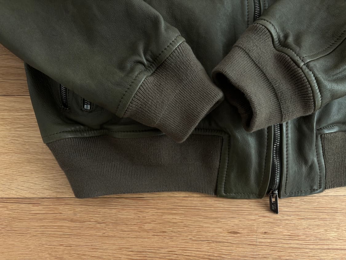 살바토레산토로 양가죽 레더 자켓 105 상품이미지5