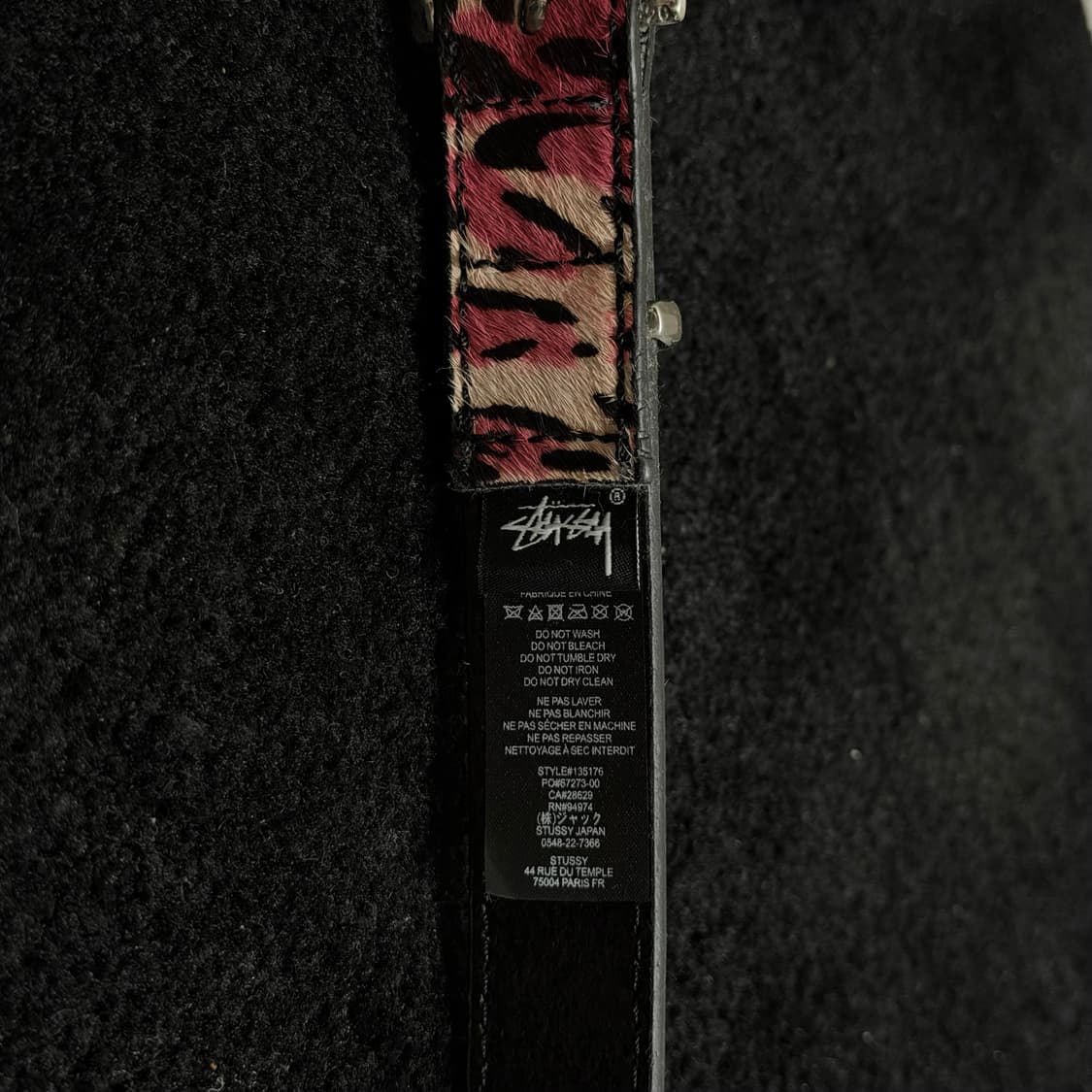 스투시 레오파드 벨트 핑크 새상품 s/m 상품이미지8