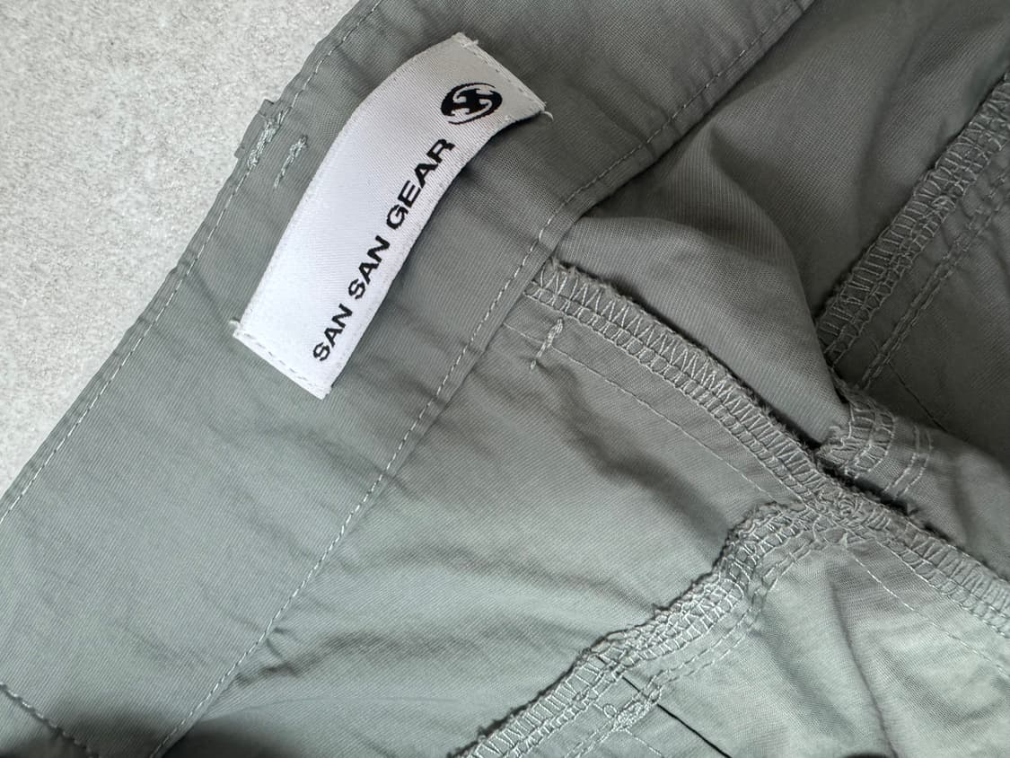 22ss 산산기어 사이드스냅 팬츠 /카키 상품이미지4