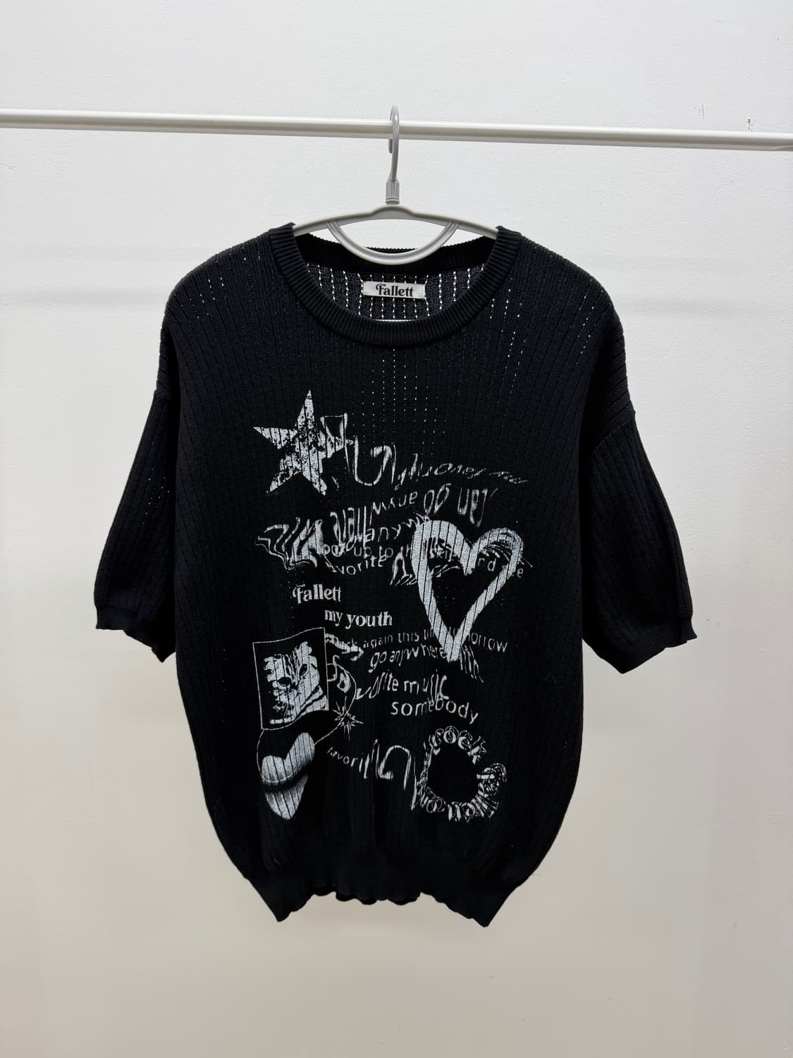 Fallett 니트 반팔 상품이미지2