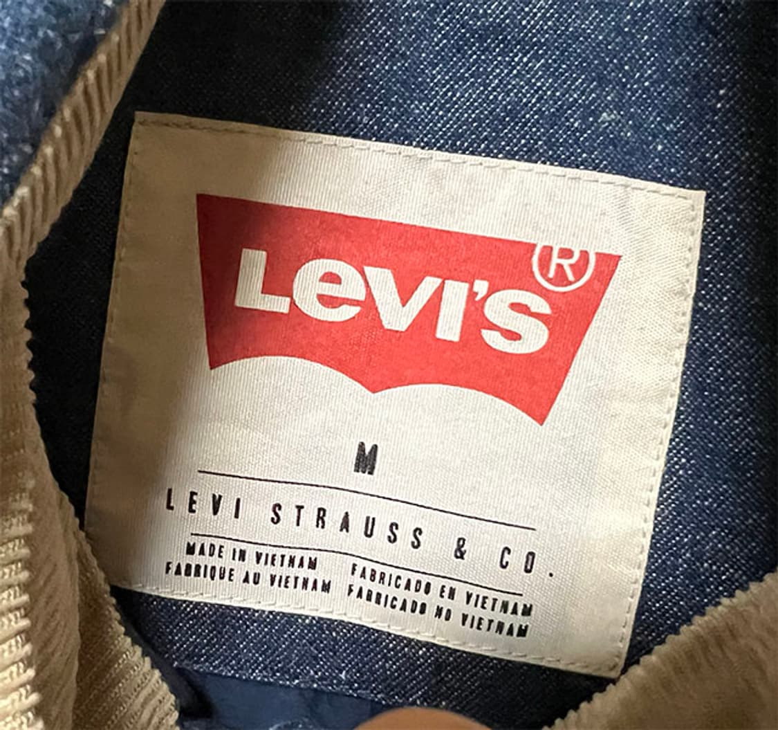 리바이스 남자패딩조끼 데님 덕다운 캐주얼 M 95 상품이미지3