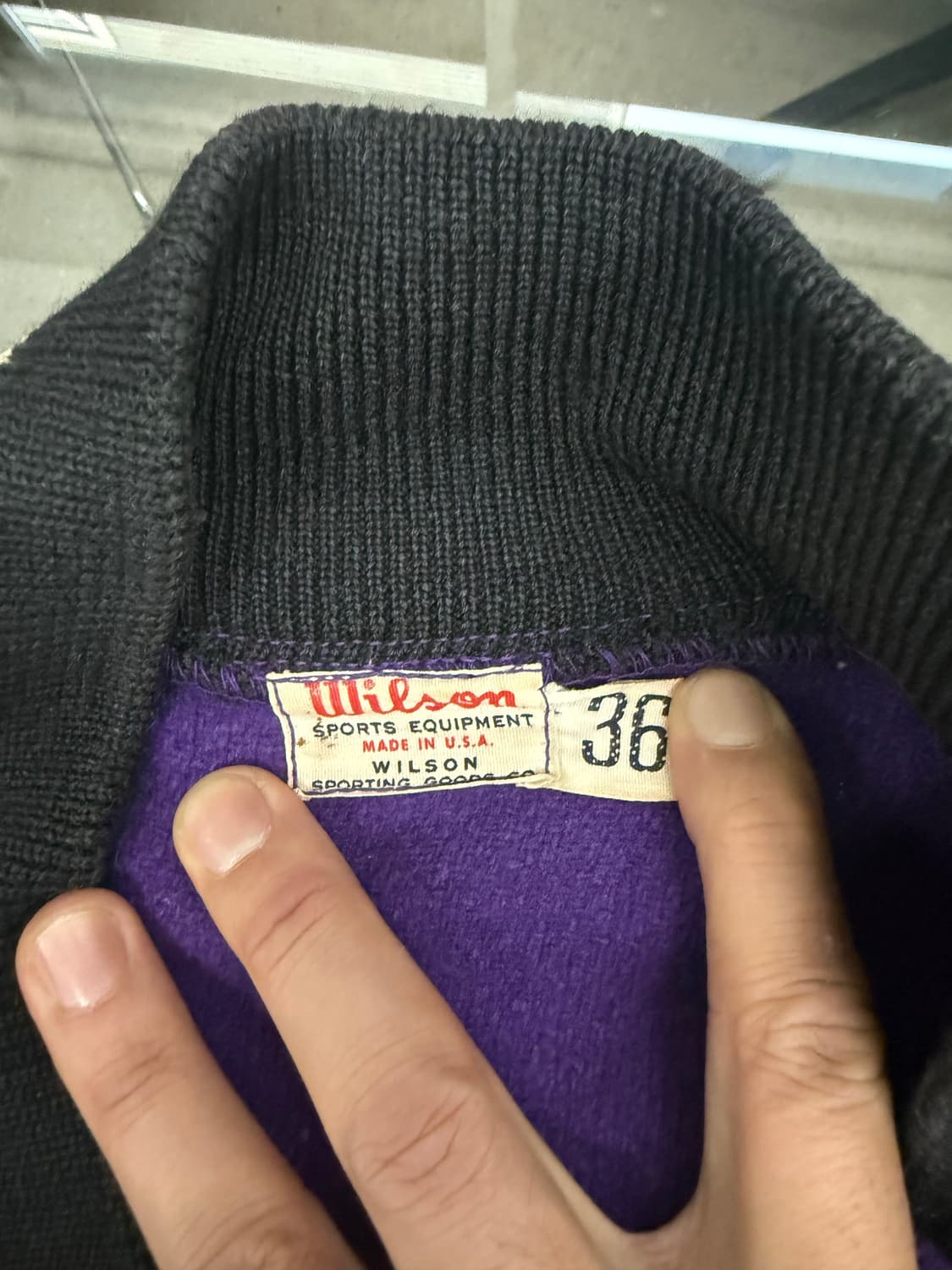 Wilson 바시티 자켓 80s usa 상품이미지4