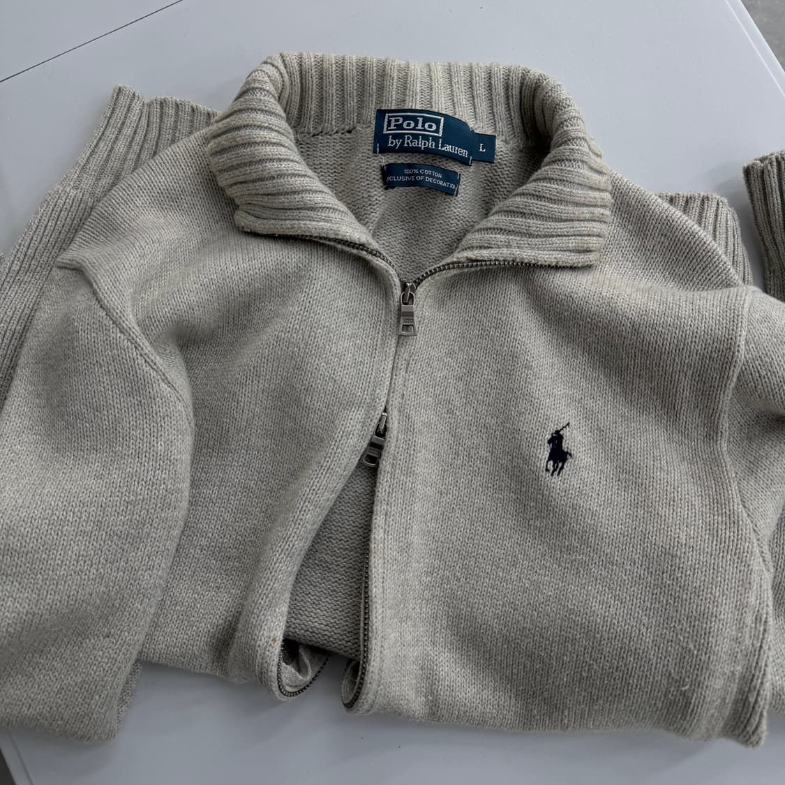 폴로 니트집업  상품이미지1
