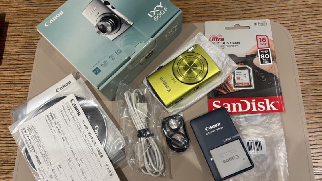 새제품)캐논 익시 600F (익서스 230HS) 빈티지디카 풀박스 상품이미지1