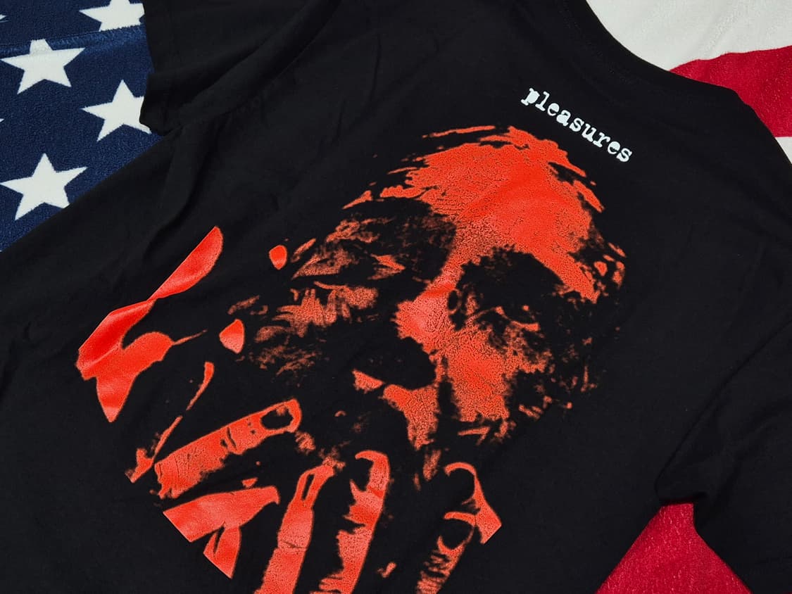 PLEASURES 플레져스 슬립 낫 반팔 티셔츠 블랙 상품이미지4