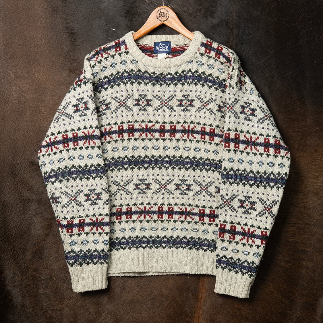 [105] 80s~ 울리치 페어아일 노르딕 스웨터  상품이미지1