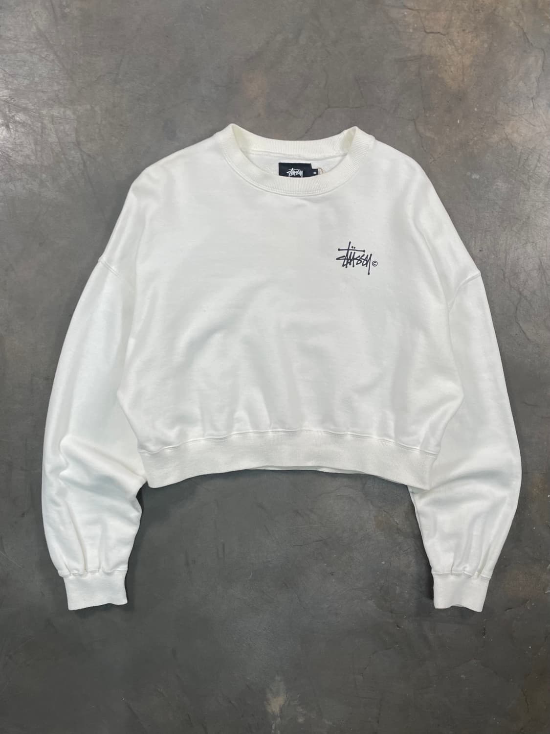 재팬 스투시 스탁로고 스웻셔츠 상품이미지4
