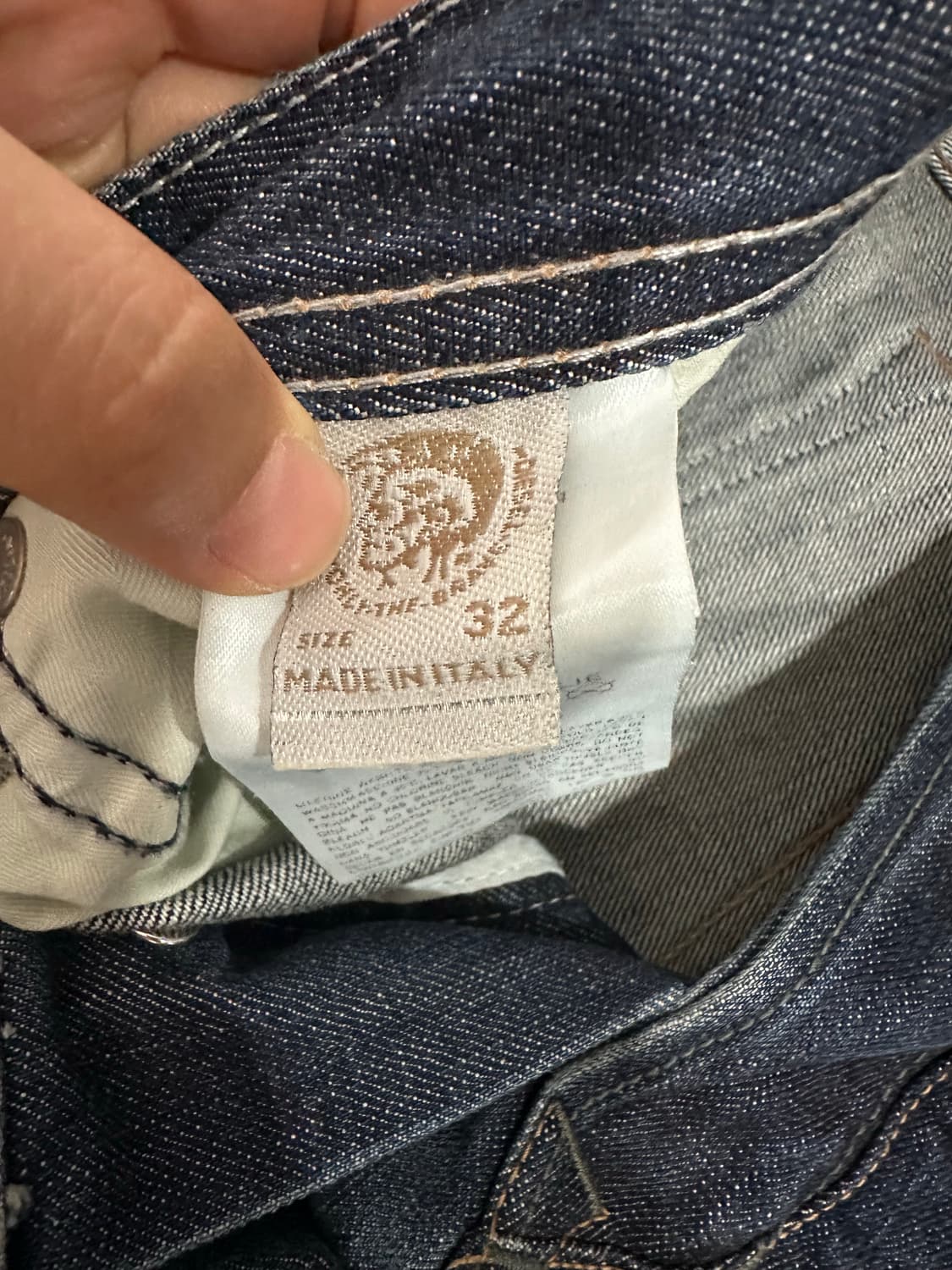 Y2K 디젤 LARKEE 진청 데님 팬츠 W32 이태리제 상품이미지9