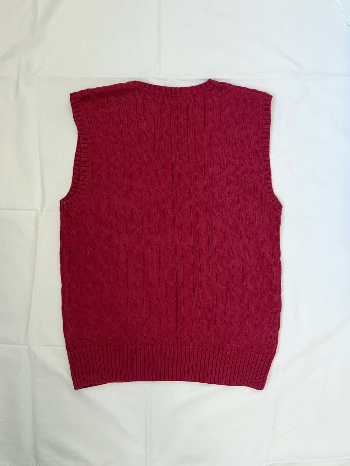 POLO cable knit vest 상품이미지3