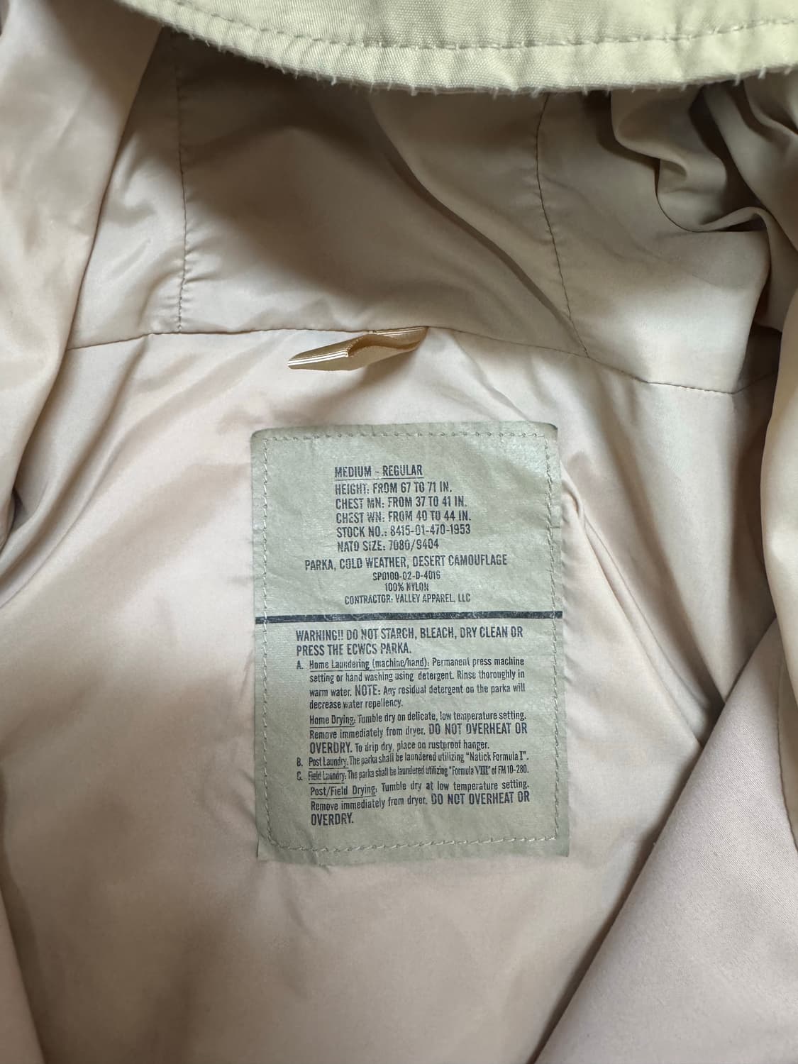 미군 고어텍스 데저트카모 M/R 상품이미지4