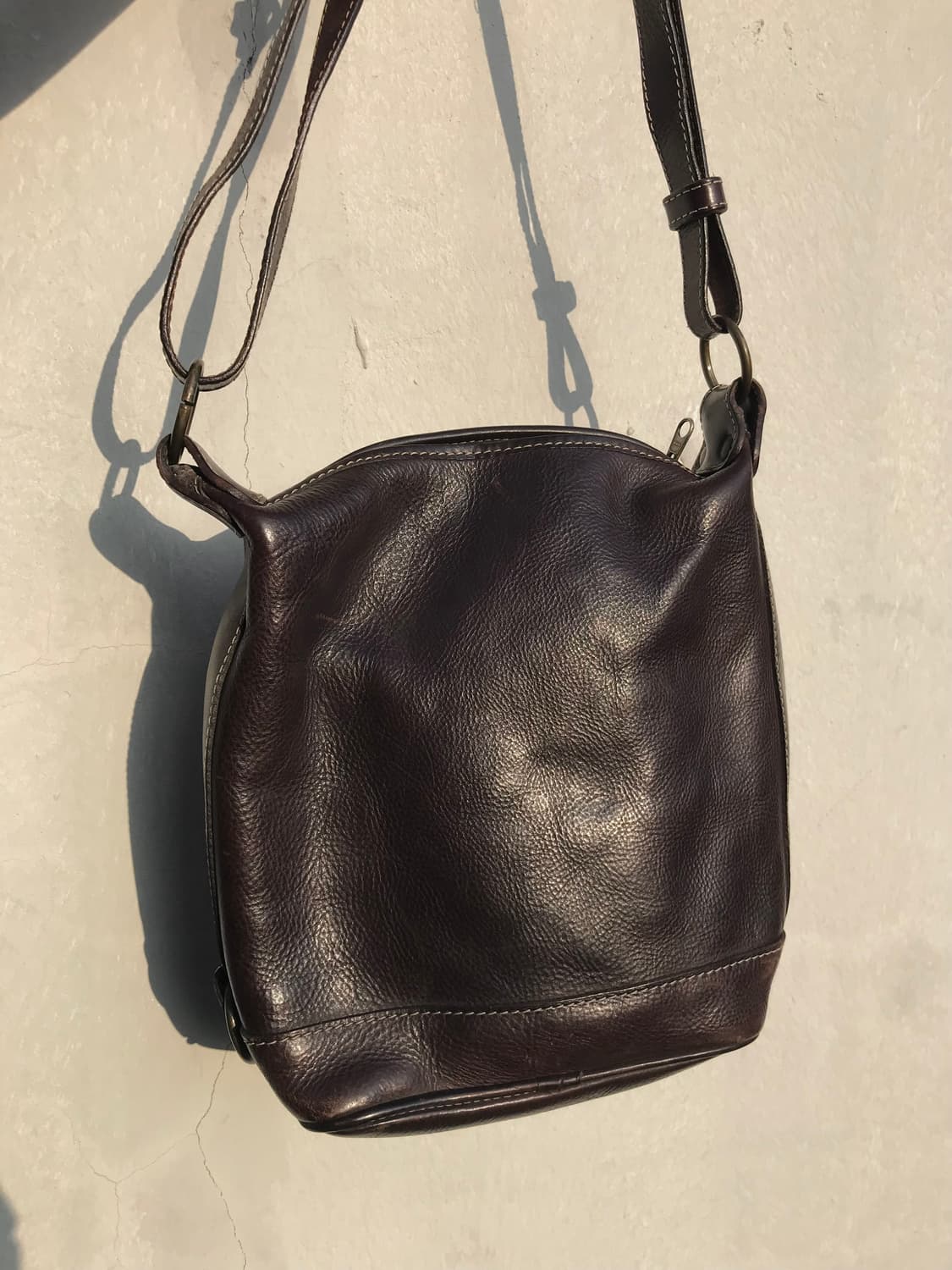 이태리 빈티지 가죽 가방 상품이미지5