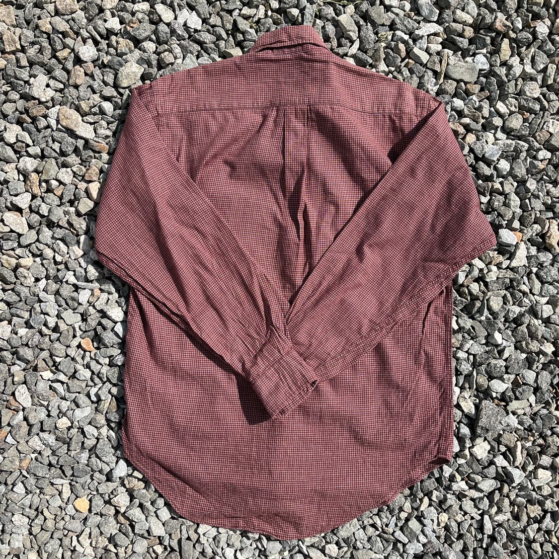 BEAMS 깅엄체크 셔츠 (실측확인) 상품이미지5