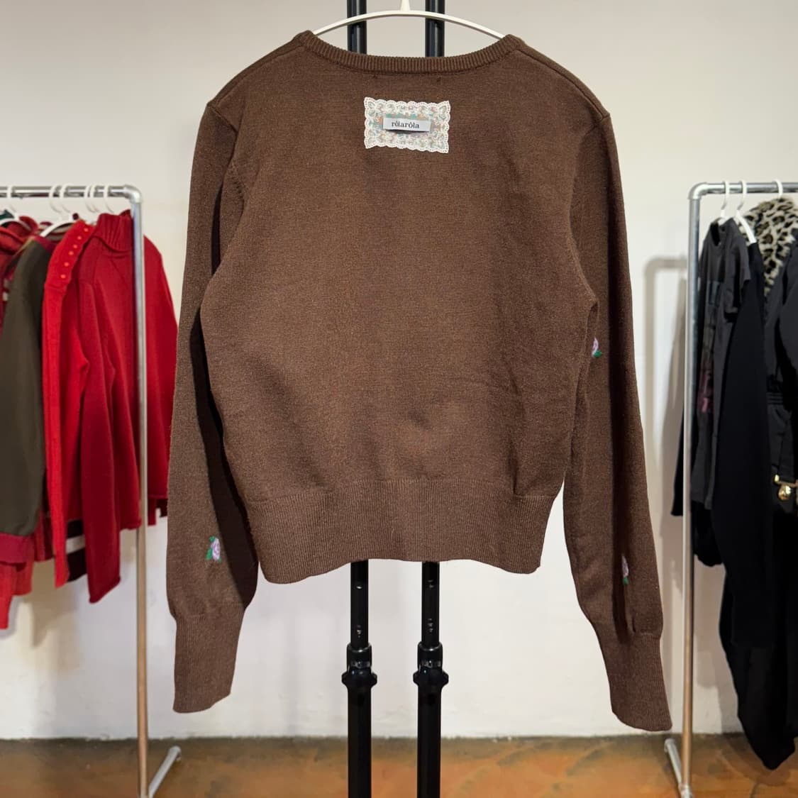 로라로라 라벤더 자수 가디건 / 55 상품이미지2