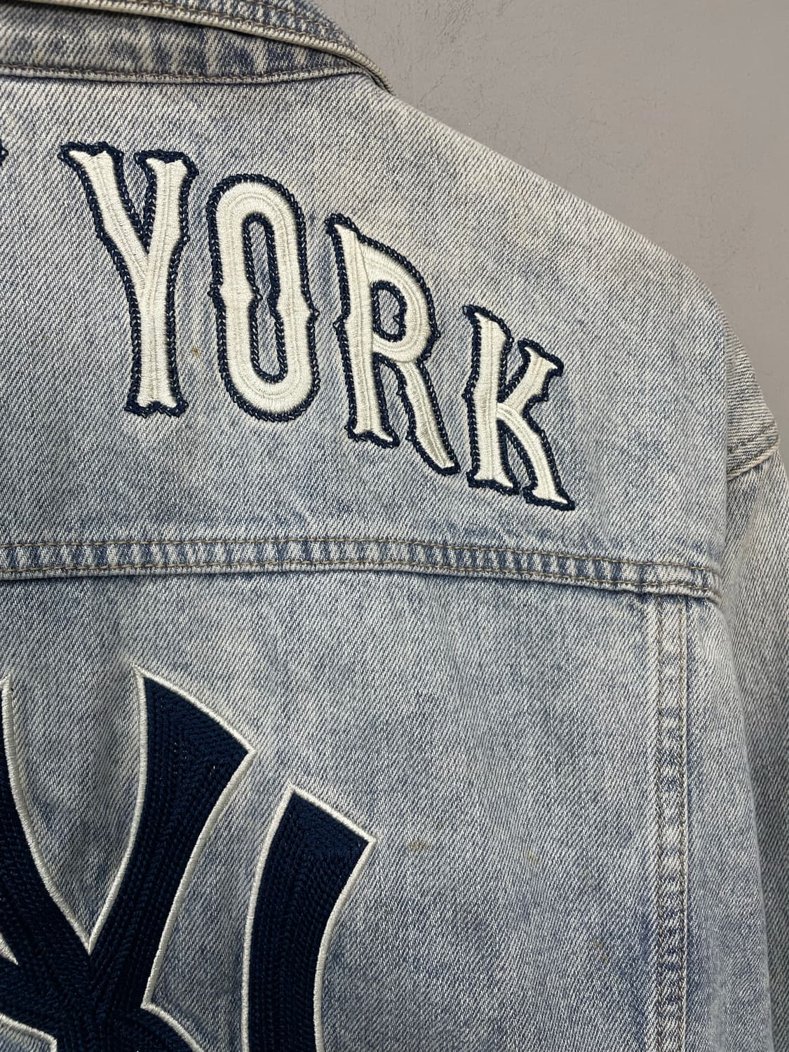 MLB 뉴욕 양키스 빅로고 데님 자켓 H952 상품이미지10