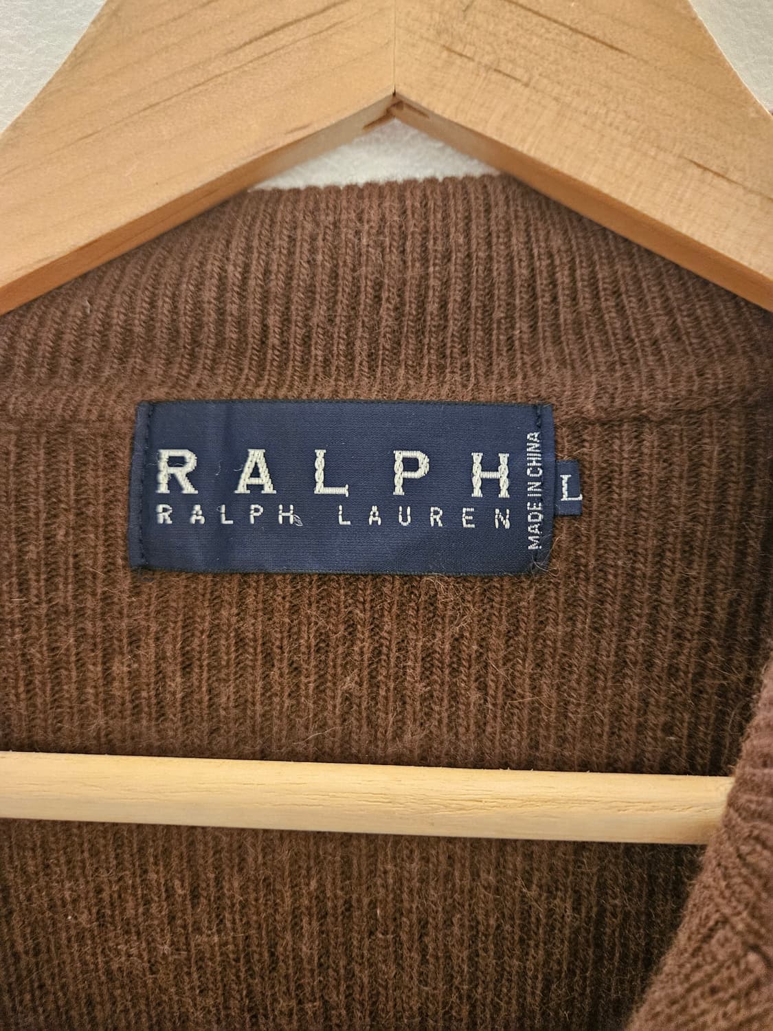 랄프로렌 브라운색 여성 가디건 상품이미지2