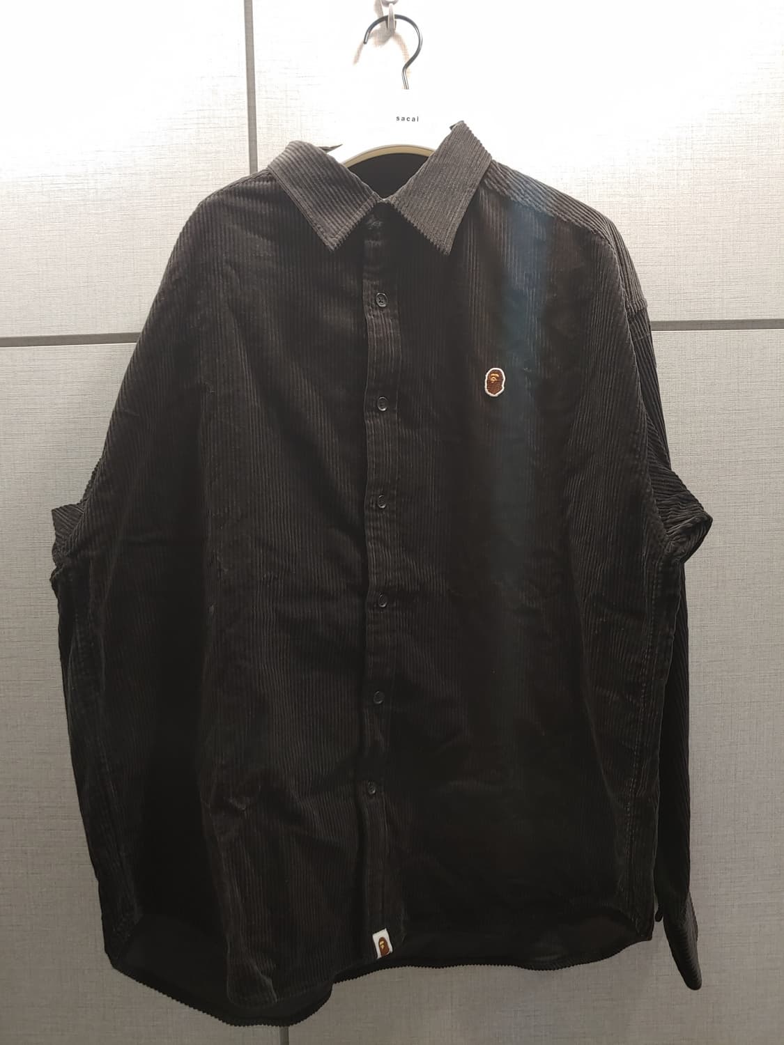 [L]베이프 코듀로이 미니사루 셔츠 상품이미지1