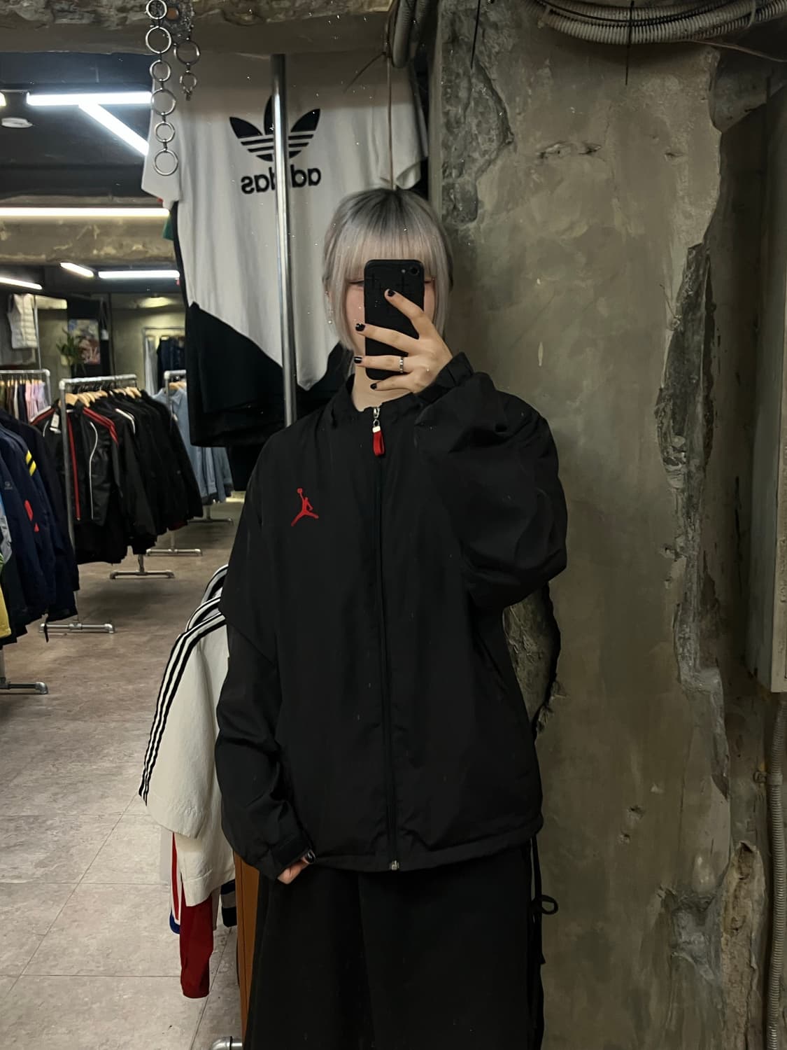 조던 바람막이 블랙 L #csz2623 상품이미지2