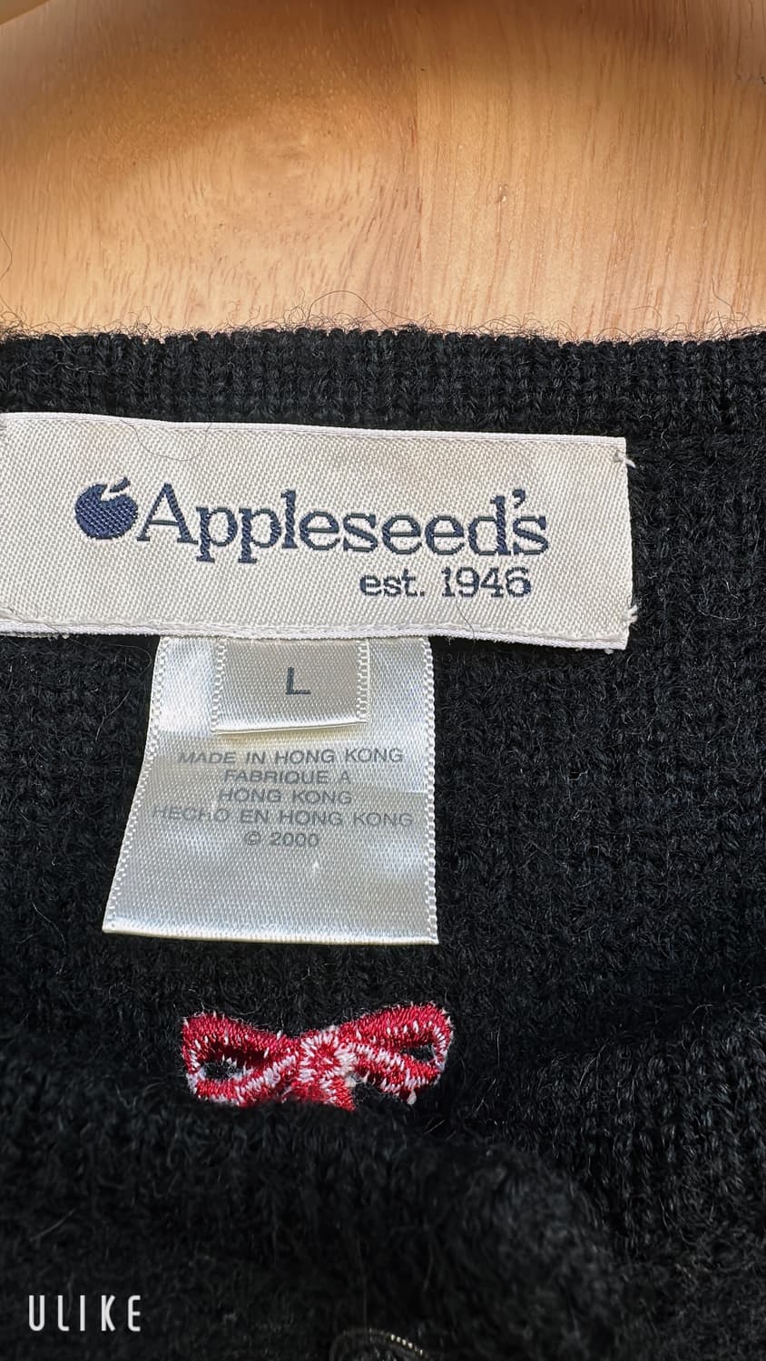 Appleseed's 크리스마스 리본 가디건 상품이미지5