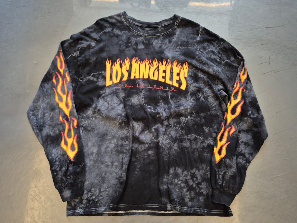 00s 로스엔젤레스 타이다이 플레임 롱 슬리브 상품이미지1