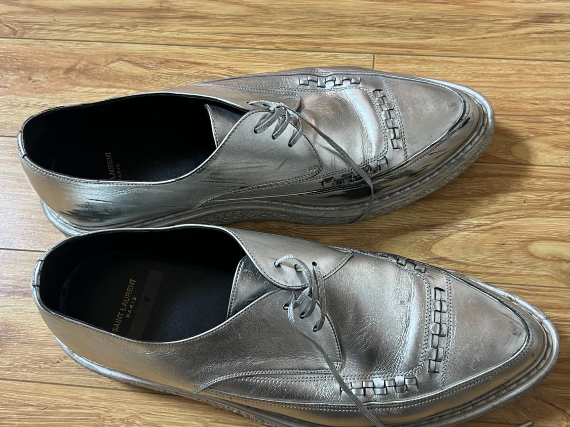 생로랑 은색 클리퍼 44사이즈 상품이미지1