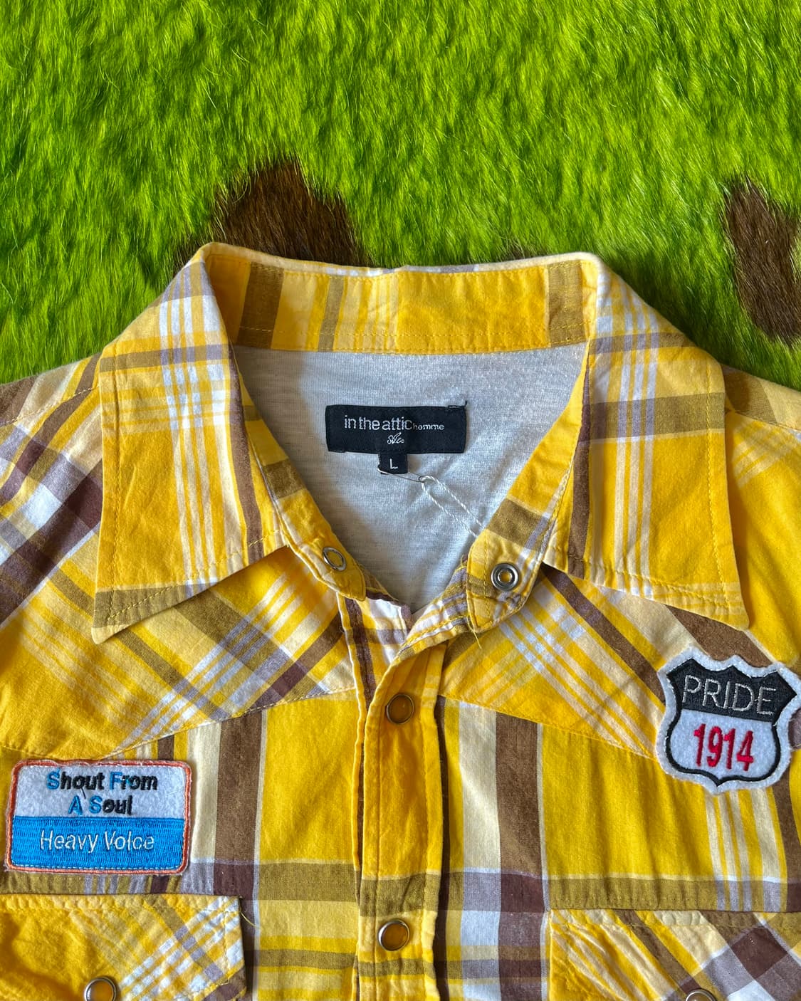 In the Attic Half Sleeve Check Shirt 상품이미지5