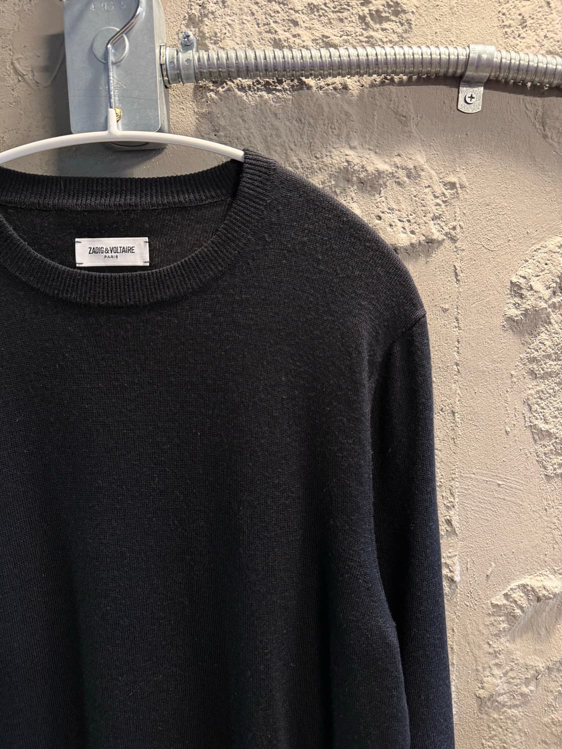 자딕앤볼테르 제레미 딥다이 메리노 울 니트 블랙 S 상품이미지3