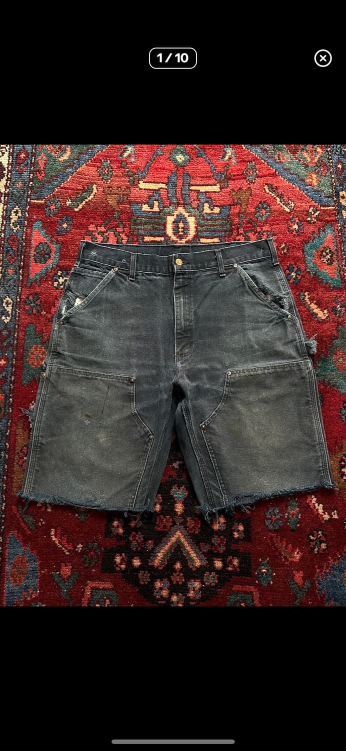 OG USA Made 칼하트 B01 더블니 블랙 칼하트 더블니 상품이미지3