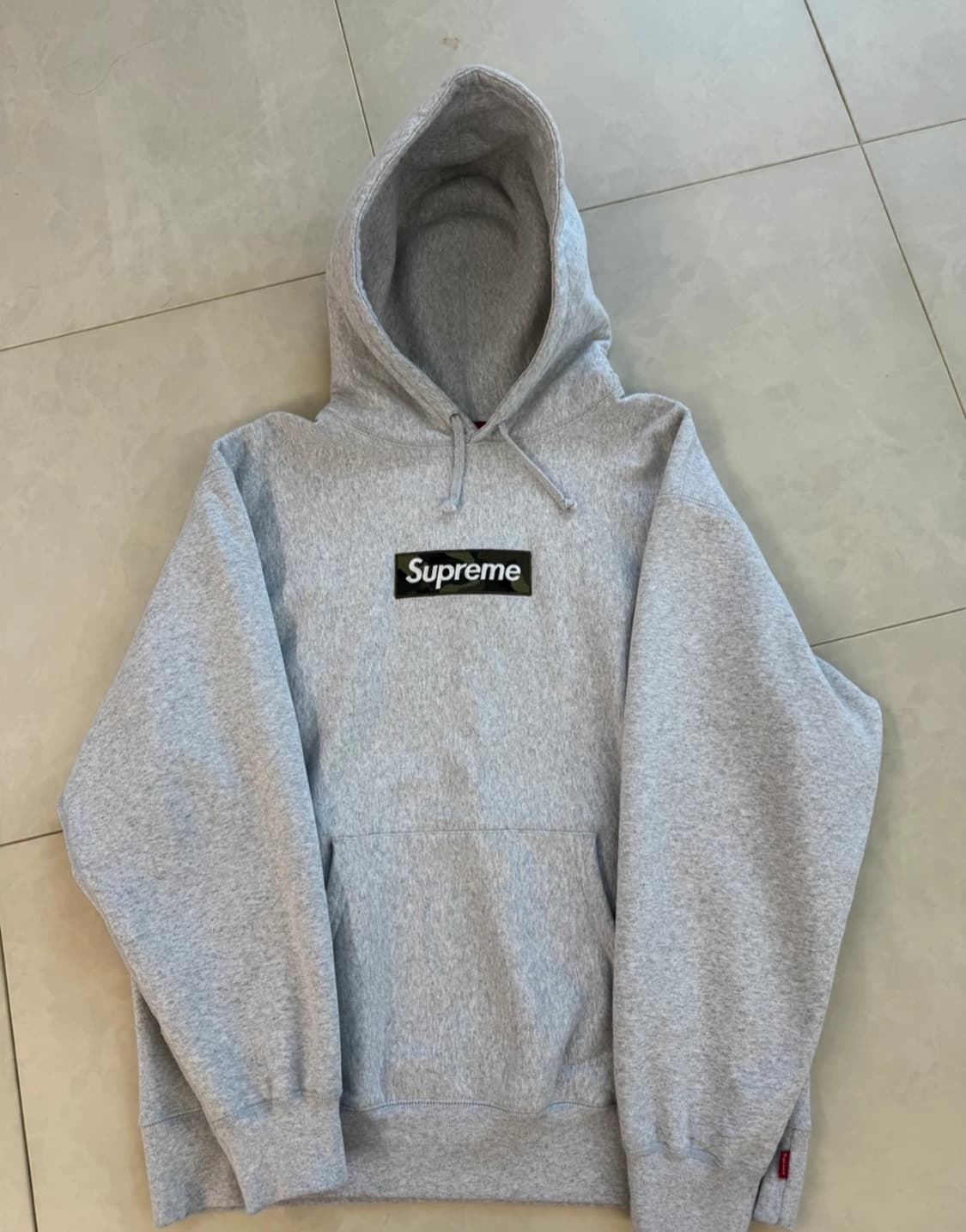 슈프림 카모 박스로고 그레이 L 상품이미지1