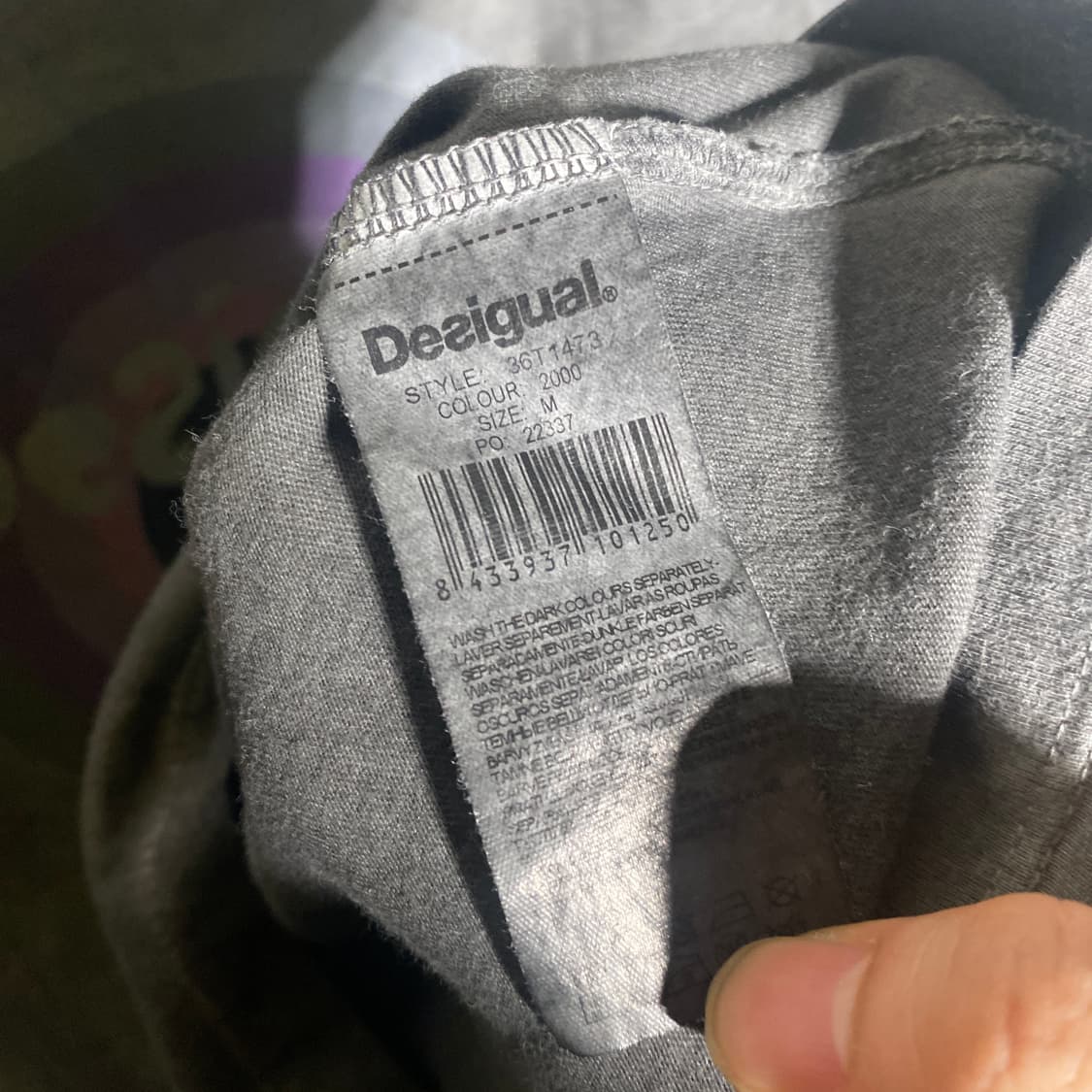 M)DESIGUAL 피그먼트 반팔 티셔츠 상품이미지4