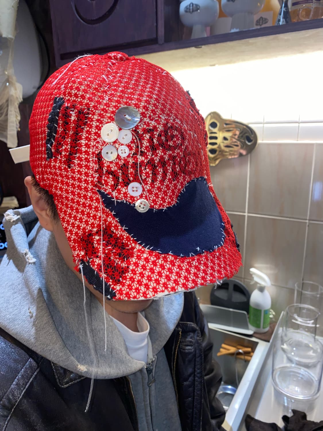 [One of a kind] N.H.S 오리지널 태극기 사시코 스티치 커 상품이미지8