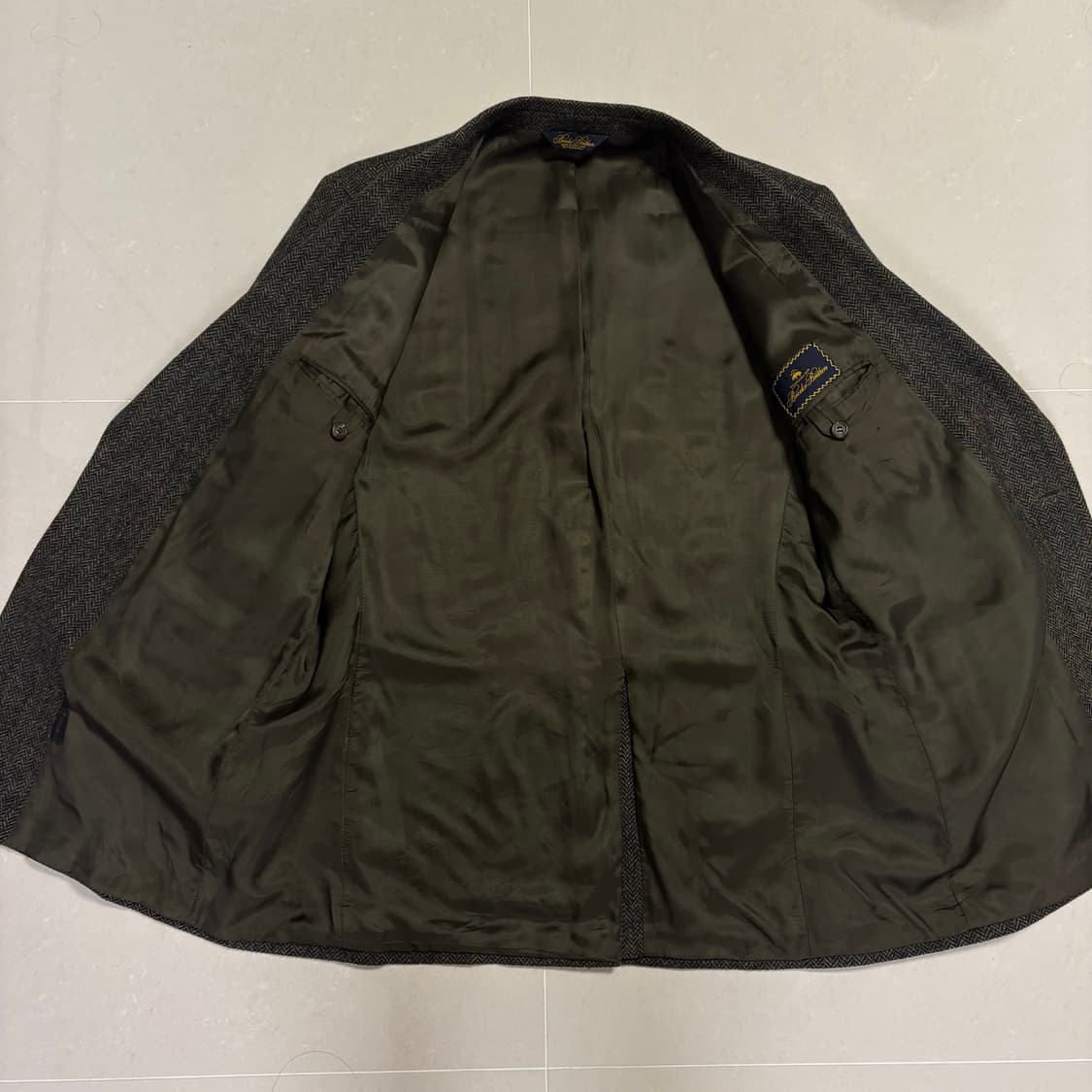 정품 브룩스브라더스 헤링본 울 블레이저 자켓 상품이미지6