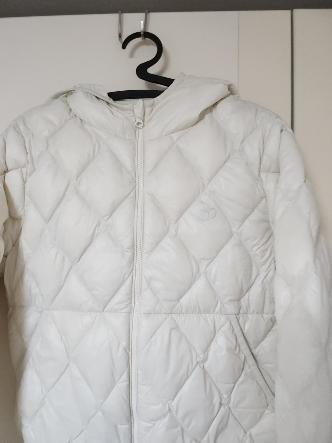 키르시 클라우드 크롭 다운 아이보리 패딩 상품이미지5