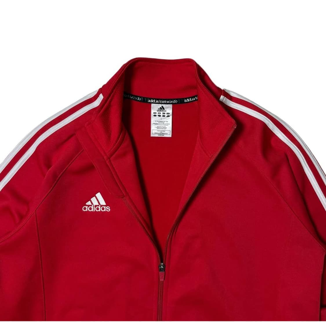 아디다스 빨흰 트랙탑 져지 A040 상품이미지2