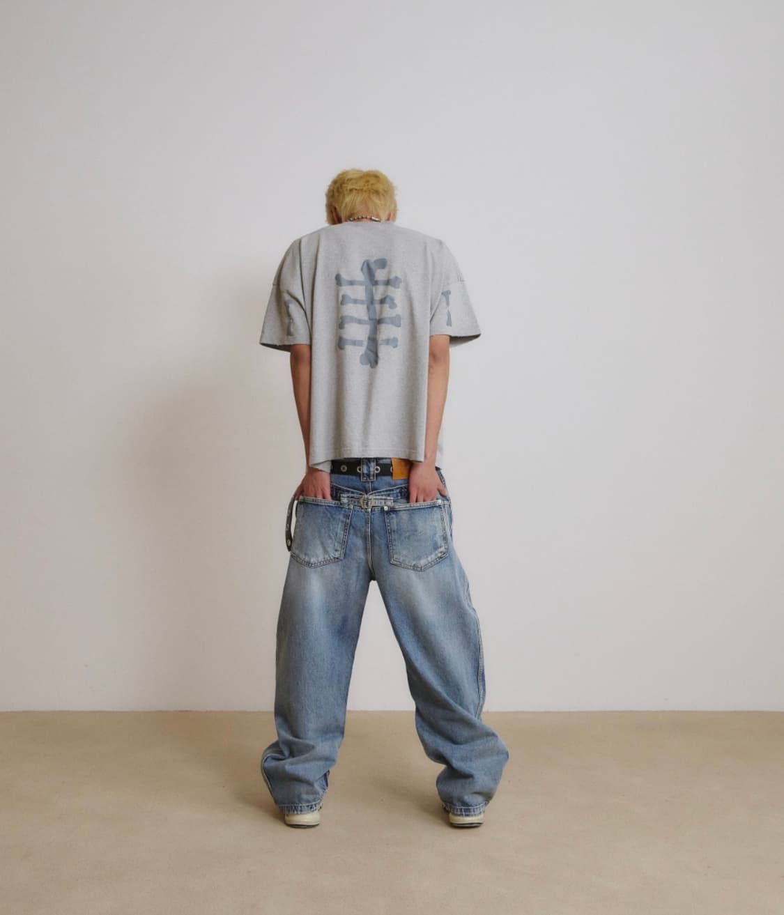 <1>9999아카이브 Dusty Bone 반팔 상품이미지3