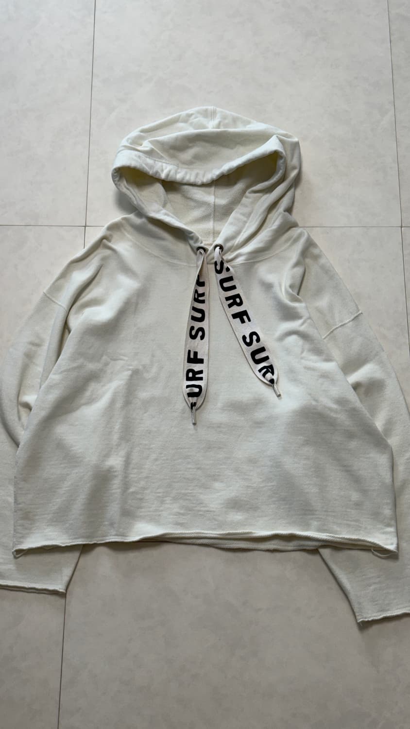 캐피탈 플리스 캣피쉬 서프 후드 스웻셔츠 화이트 상품이미지1