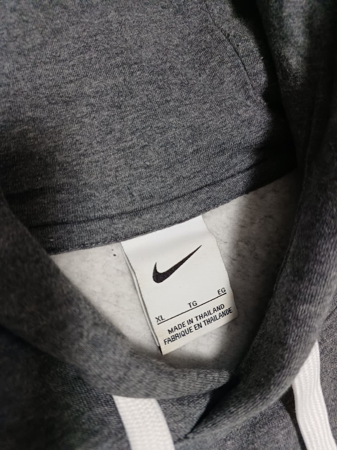 나이키(NIKE) 그레이 후드티 XL 상품이미지4