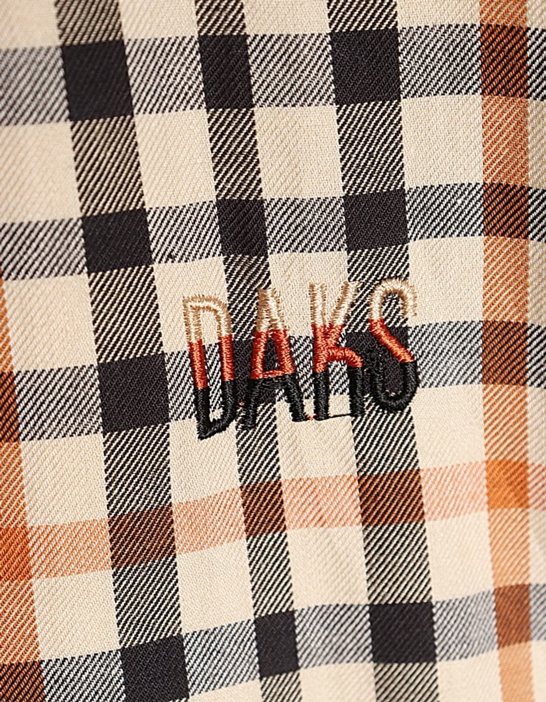 Old DAKS Check Gown Coat 상품이미지3