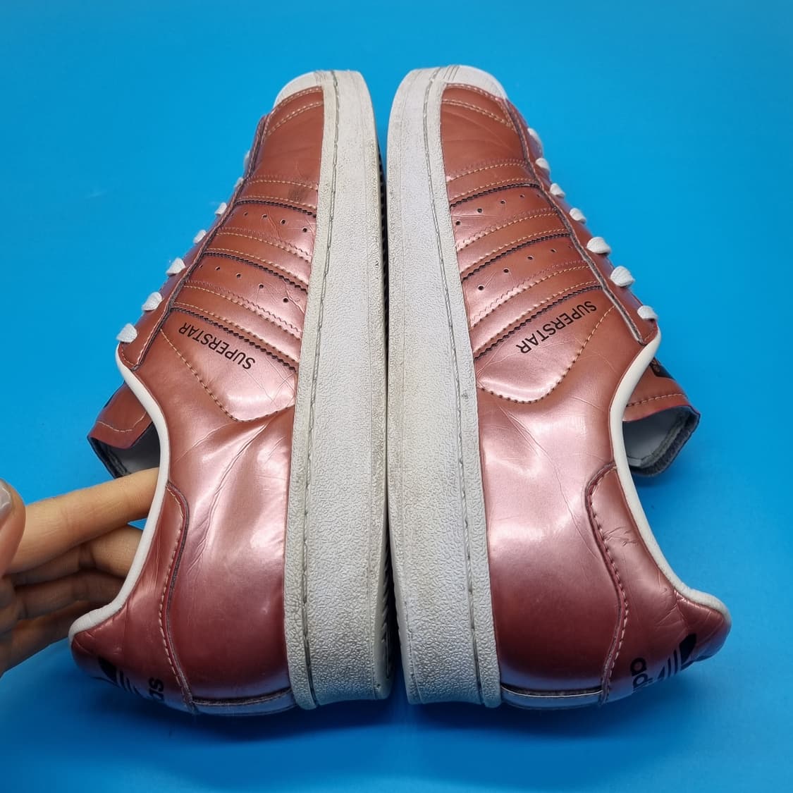 아디다스 슈퍼스타 메탈릭 브론즈265 상품이미지5