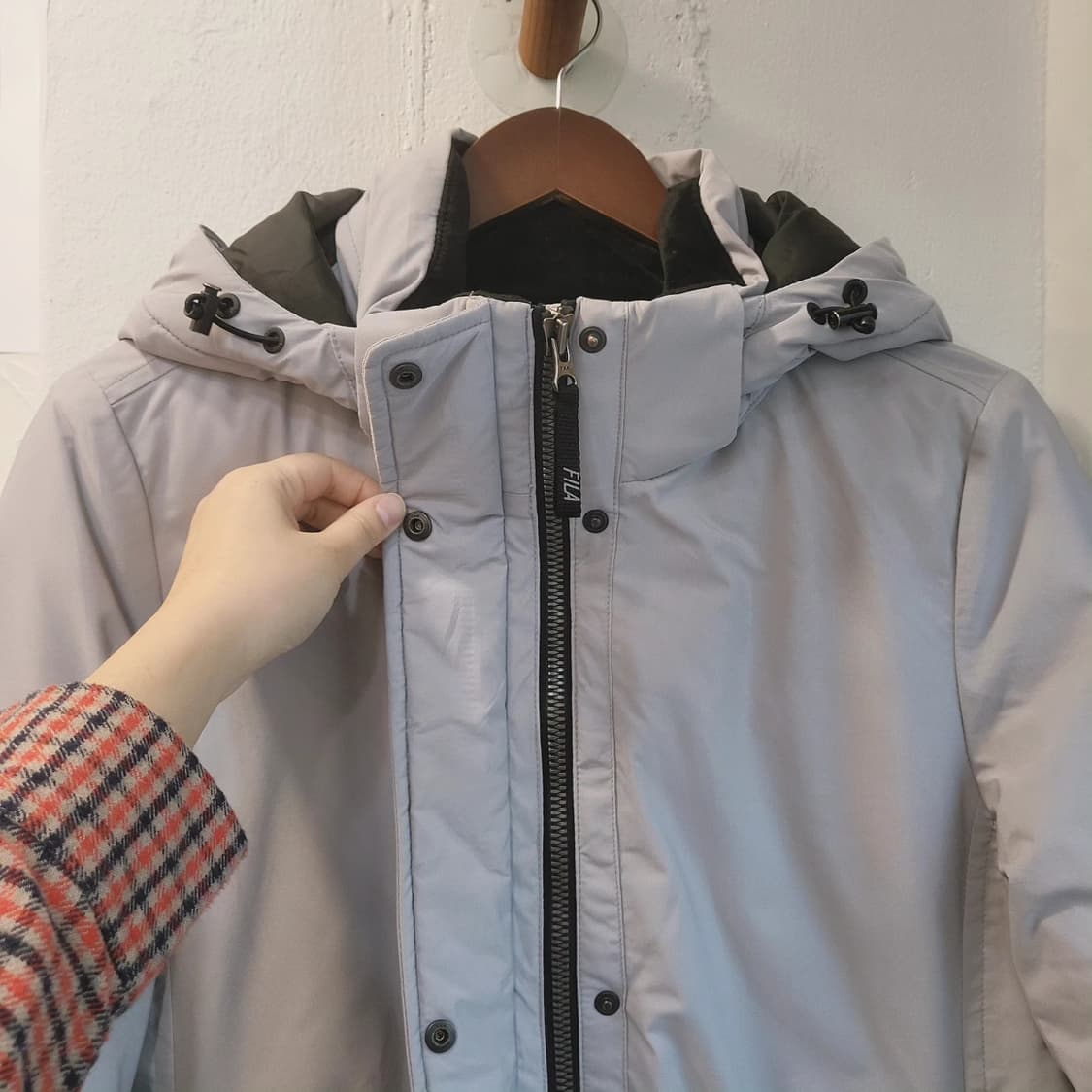 FILA 덕다운 롱패딩 여자 S(드라이 완료) 상품이미지7