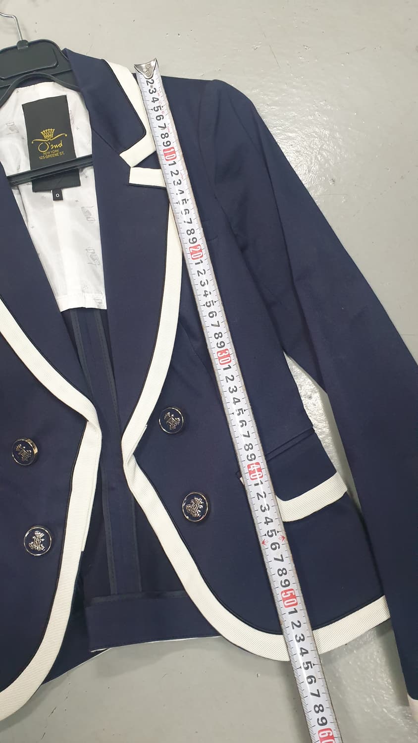 오즈세컨 네이비/아이보리 자켓 44 상품이미지4